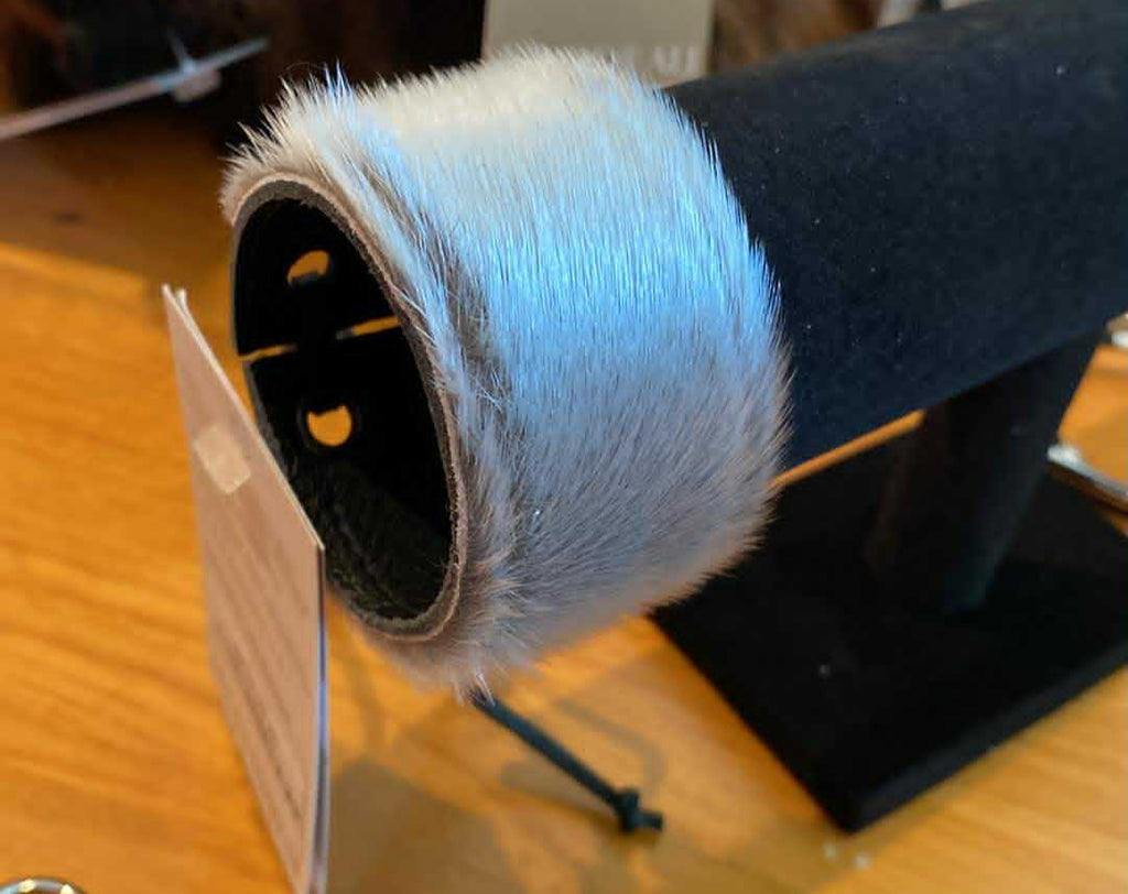 Bracelet en loup marin ou en vison (moyen)