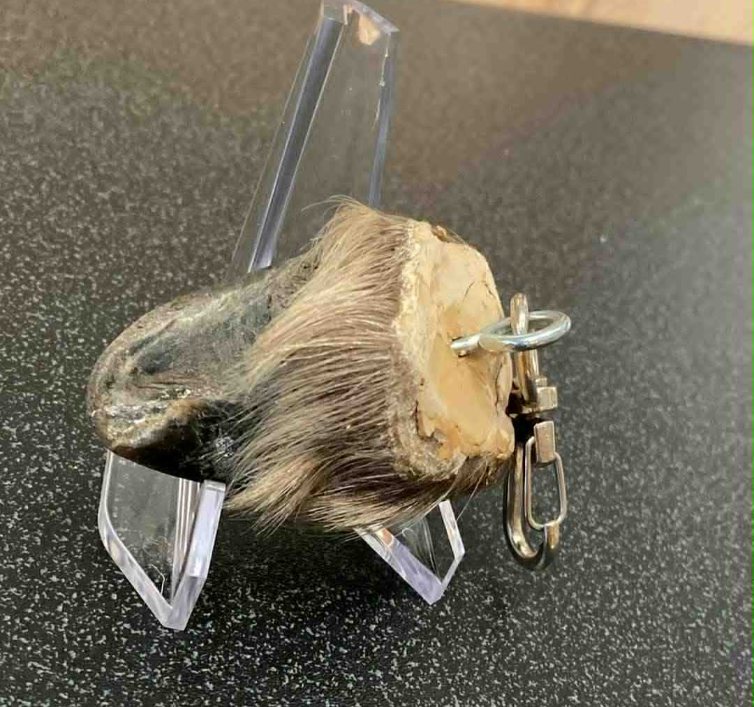 Porte-clés style sabot d'orignal