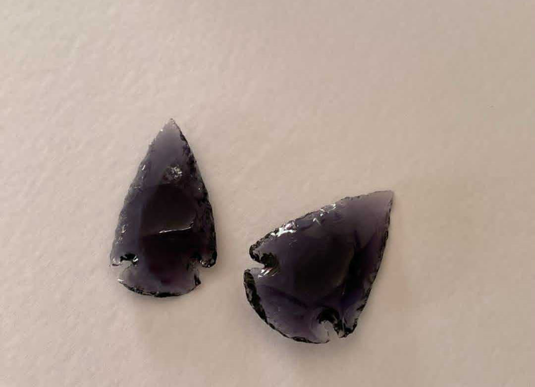 Pointe de flèche en améthyste